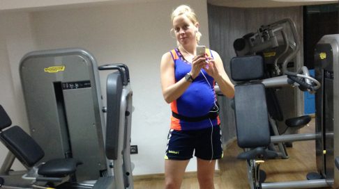 puls i magen gravid